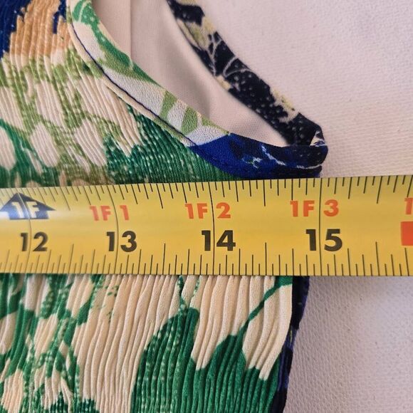 Ninety Clothing Co Womens Abstract Halter Sleeveless Summer Dress Blue Medium - Picture 7 of 13